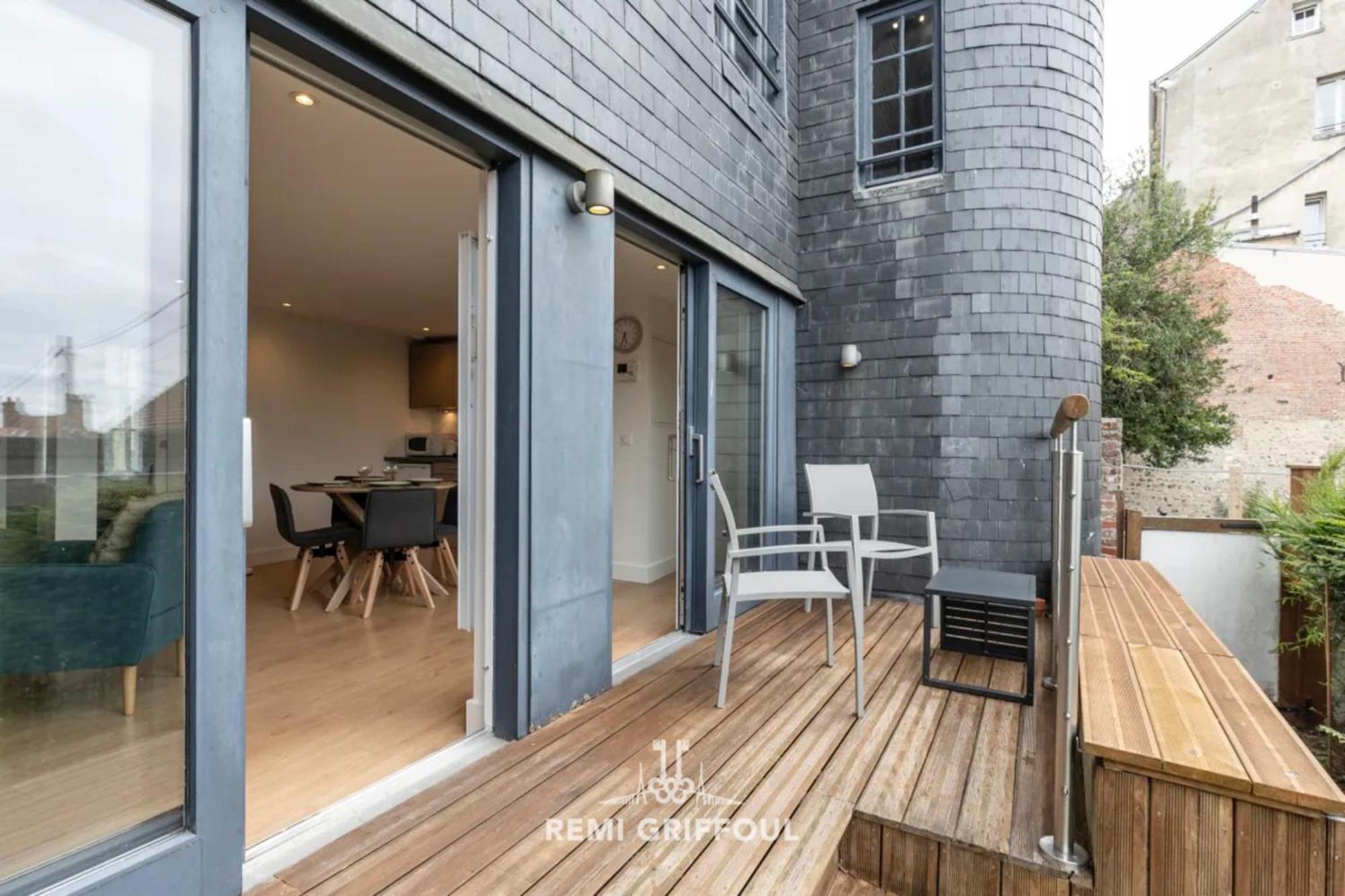 The Duplex Varin Beautiful Apartment & Garden Honfleur 4 People Exterior photo